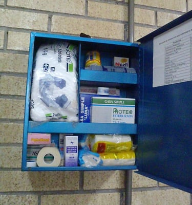 Señalética para Ubicar Botiquín, Medicamentos y Atención de Servicio Médico o Enfermería