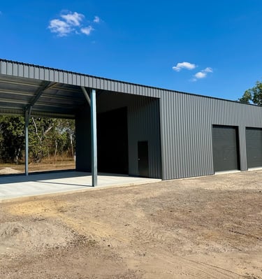 steel shed, Humpty Doo, NT builder