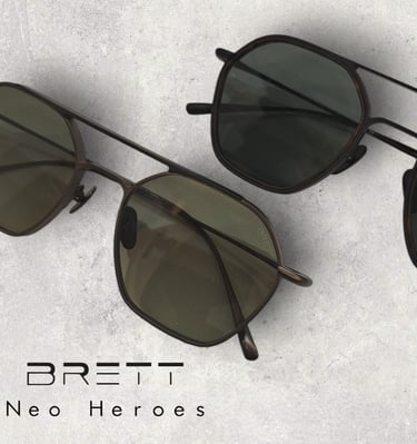 Lunettes Brett - Style sport chic pour hommes, en vente chez Kyoptic Paris 6.