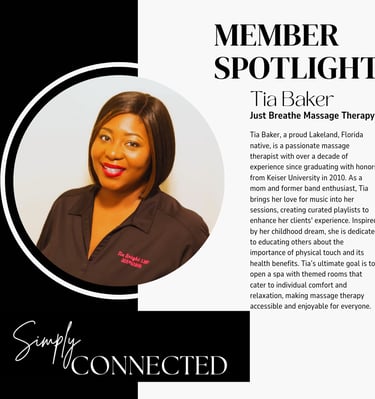 Tia Baker Mobile Massage Therapist Polk County