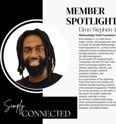 Elmo Stephen Jr, Moknowledge Youth Foundation Inc Non Profit, GTE Academy (God’s Timing Elite)