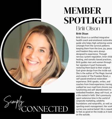 Britt Olson, Integrated Health Coach, Heal your inner child