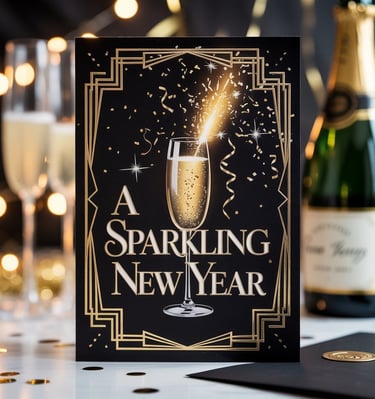 a sparkling champagne bottle with a sparkling champagne in the background