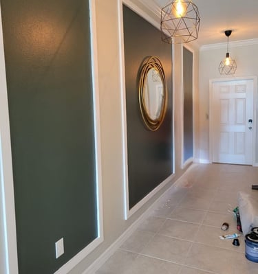 foyer accent wall idea