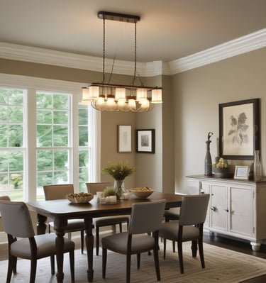 A smart home device integrated seamlessly into a cozy living space.