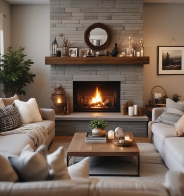 A kitchen setup showcasing essential tools and organized storage solutions.