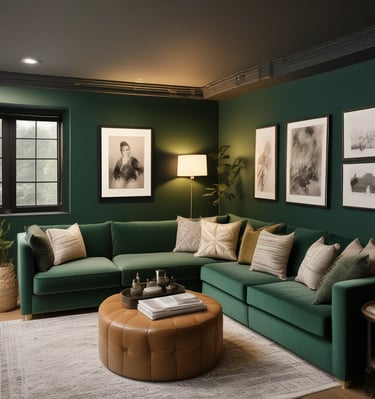 A curated 'buy the look' display with stylish, practical home decor items.