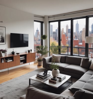 Textiles and accessories arranged to enhance warmth and aesthetic appeal.