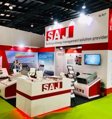 Solar exhibition we provide cusom fabricate stall , booth design and  design services to our client