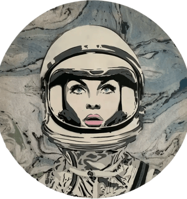 Efin art round astro portrait