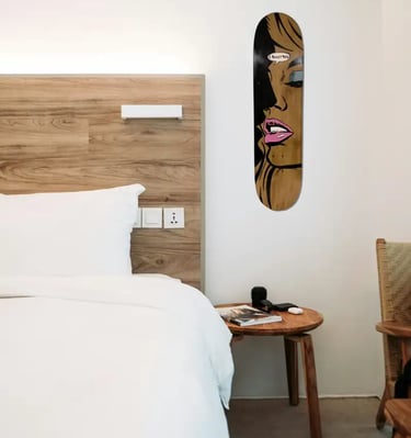 Efin art on wall