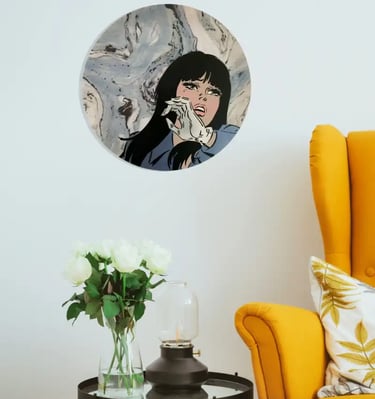 Efin art on wall