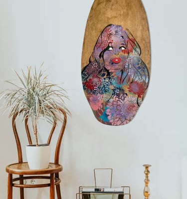 Efin art on wall