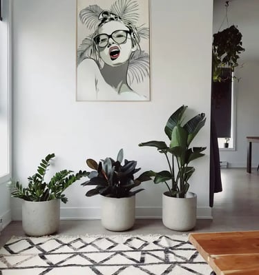 Efin art on wall