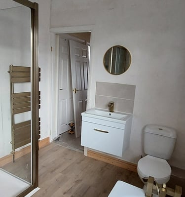 After the bathroom renovation