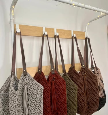 sac à main crochet aalessa laine xl plaids artisan fait main saint valentin fete des meres cadeau