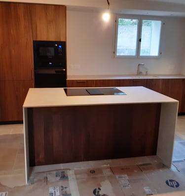 Cuisine noyer DEPETRIS DESIGN