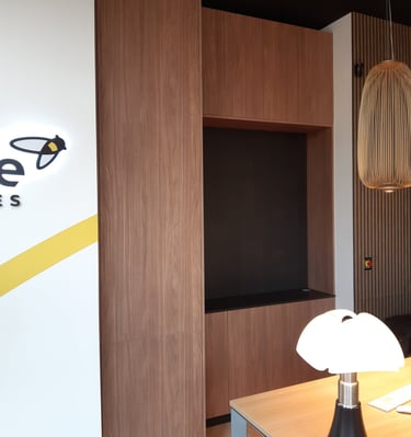 Placard acceuil en entreprise - DEPETRIS DESIGN