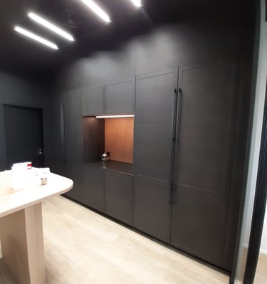 Rangement et cuisine intégrée en entreprise - DEPETRIS DESIGN