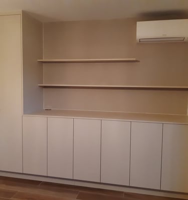 Rangements sur mesure avec partie dressing