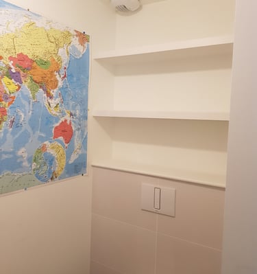 Etagères sur mesure fixation invisible