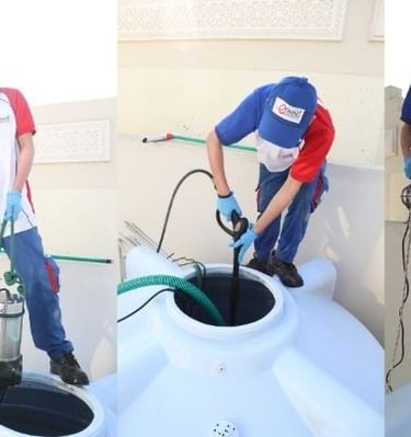  فني تصليح وسباكة منازل و كهرباء و عزل و تنظيف خزانات المياه في مسقط. غسيل خزانات المنزل