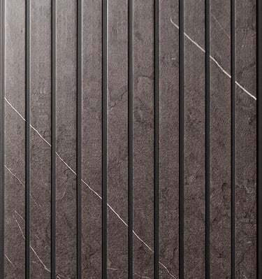 Fluted Panel Dark Color