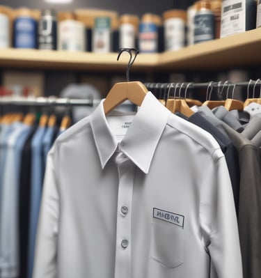 Printed drawstring bags showcasing vibrant patterns and textures.