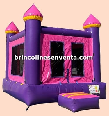 13x13 brincolin para fiestas rosita morado de venta
