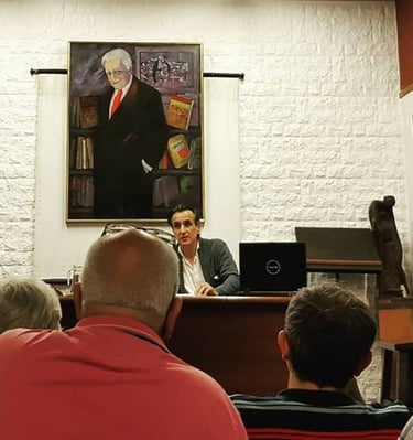 Conferencia de Marcelo Castelo en la Academia Porteña del Lunfardo