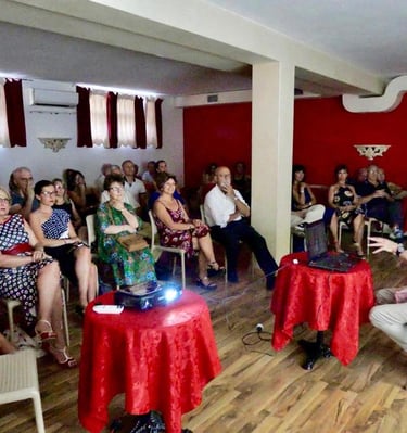 Marcelo Castelo, conferencia en Guedi, Italia