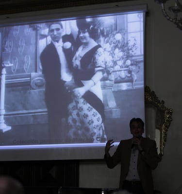 Marcelo Castelo durante conferencia en Ïmola, Italia