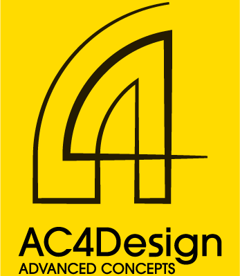 a logo for a company called ac4 design