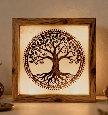 tree of life wood art