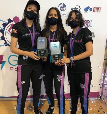 Campeonas Latinoamericanas de robótica femenino Medellín