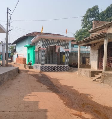 beautiful chabutra on the street