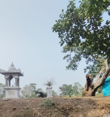 temple and tree