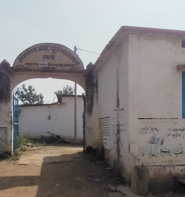 gate of primary school Salhe