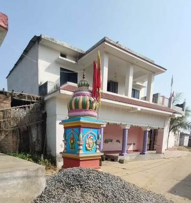 mandir and house