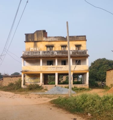 yellow building