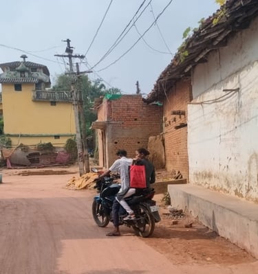 bike and person
