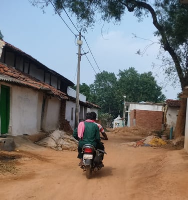two person going on the bike