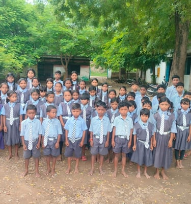 children group of Govt. Middle School Kanshidih