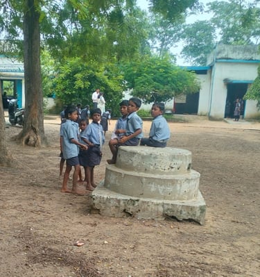 some students on the school ground Kanshidih