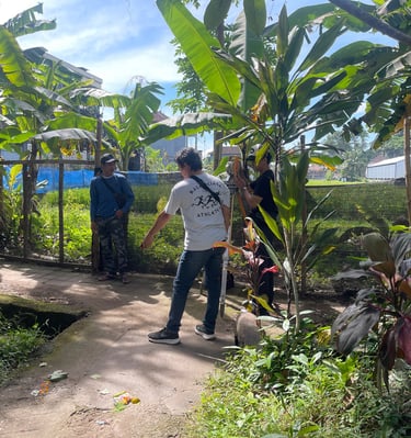 Villa Oraya land plotting plan — defining unit allocation and development zones with Vision Immo Bal