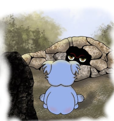 stranger danger from the bear rhymes book the little bear meets the voice in the cave