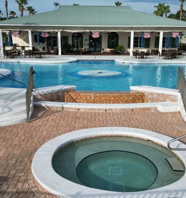 Hot Tub: Soak away stress under the stars.