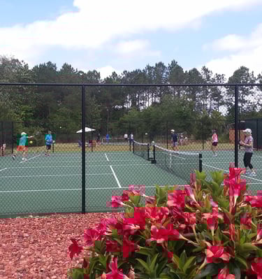 Three Pickleball Courts: Rally with friends in this fast-paced game.