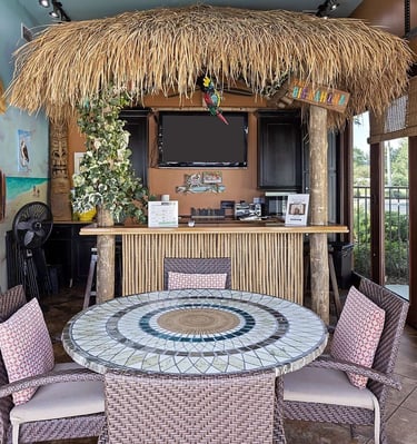 Poolside Tiki Hut: Sip, chill, and soak in the tropical vibes.