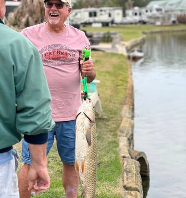 Private Fishing Lake: Cast a line in the catch-and-release stocked lake.
